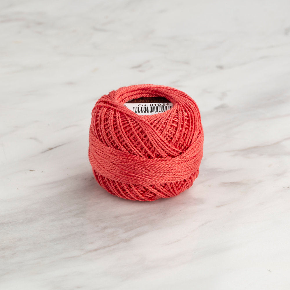 Domino Koton Perle 8gr Nar Çiçeği No:8 Nakış İpliği - 4598008-01024